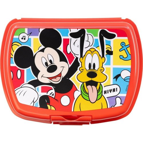 Lunchlda Mickey Mouse CZ11370 Rd Plast