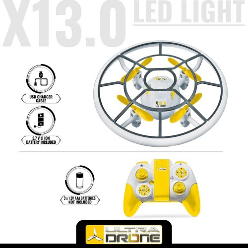 Fjrrstyrd drnare Mondo Ultradrone X13 LED Ljus
