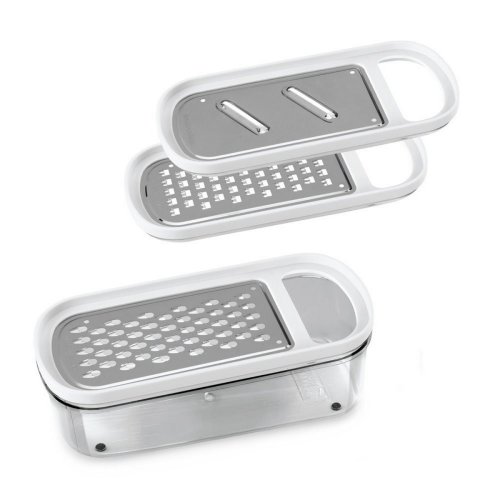 Strimlare med behllare Metaltex Rap-Box 3 i 1 ABS Akryl (21 cm)