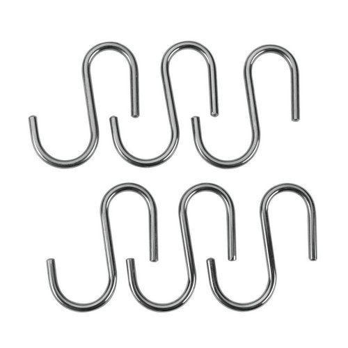 Upphngningskrok Metaltex Lonardo Kromad Metall 6,5 cm 6 Delar