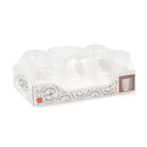 Glasset Bormioli Rocco Slot Transparent Glas Med relief 290 ml 6