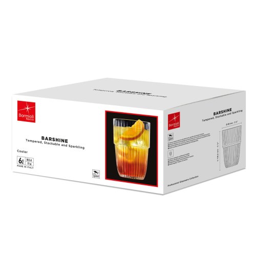 Glas fr vatten Bormioli Rocco Barshine Transparent Glas 500 ml