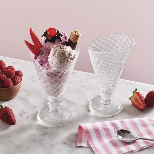 Glass- och milkshakeglas Bormioli Rocco Gelato Glas 210 ml (6 an