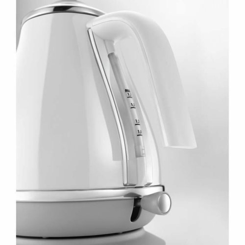 Vattenkokare DeLonghi Vit Rostfritt st�l 1,7 L 2000 W
