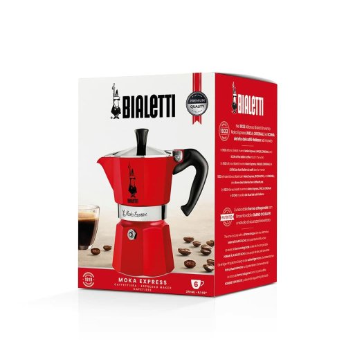 Italiensk Kaffepanna Bialetti 0004943/NP Rd 6 Koppar