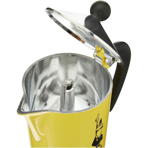 Italiensk Kaffepanna Bialetti Rainbow Gul Jaune Metall 6 Koppar