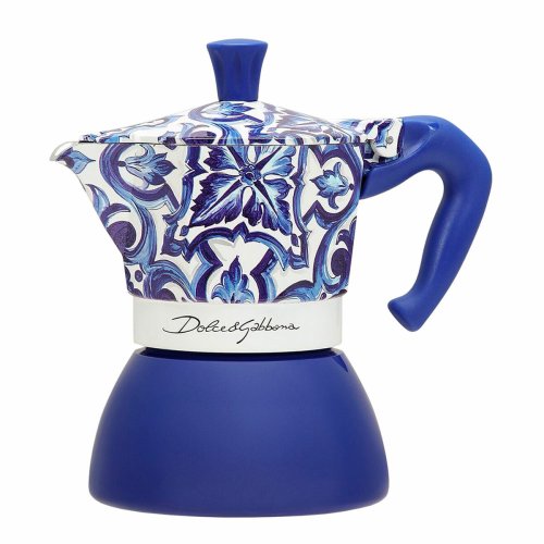 Italiensk Kaffepanna Bialetti D&G BLU MEDI 4T Bl Rostfritt stl