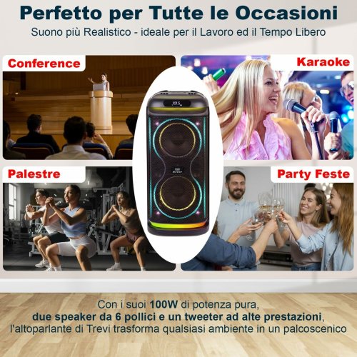 Brbar Hgtalare Trevi Trevi XF 650 KB