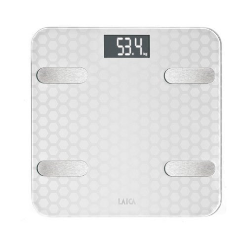 Digital Badrumsvg LAICA PS7011 Vit Glas 180 kg