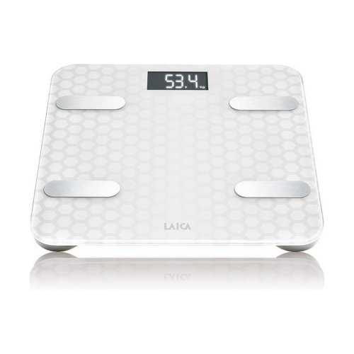 Digital Badrumsvg LAICA PS7011 Vit Glas 180 kg