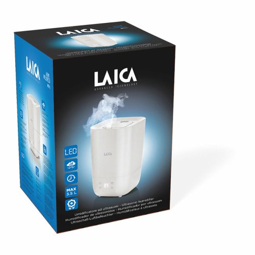 Ultrasonisk luftfuktare och aromdiffusor med LED LAICA 25 W 3,3