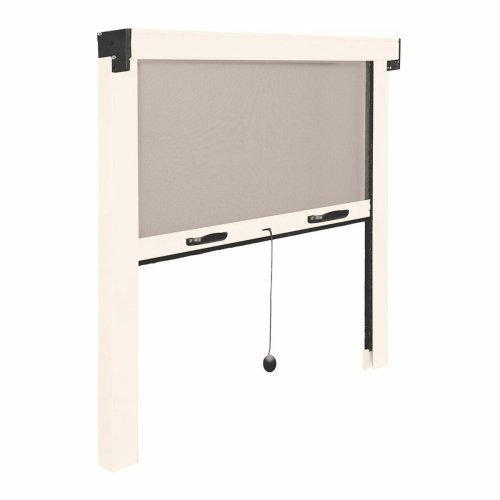 Myggnt IRS Vit 140 x 140 cm Aluminium Glasfiber Fnster Hoprull