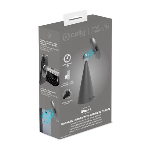 Trdls laddare Celly Svart 15 W