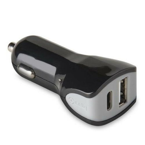 Billaddare Celly   Svart 17 W