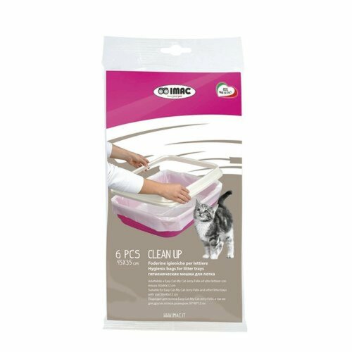 Spyp�sar IMAC Clean up 45 x 35 cm Vit Plast