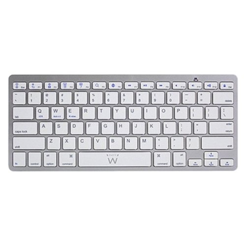 Bluetooth Tangentbord Ewent EW3161 Vit Silvrig