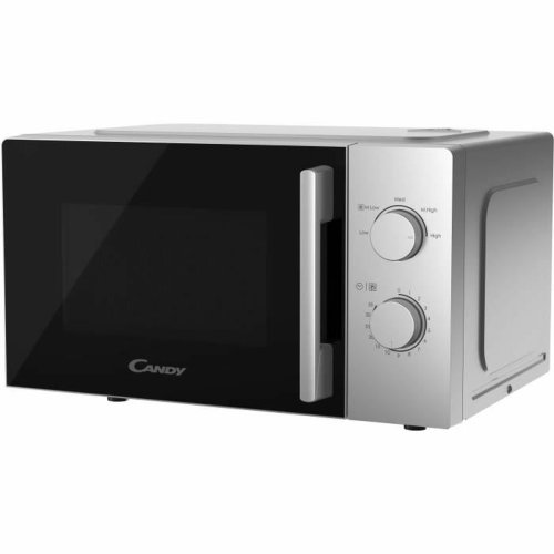 Mikrovgsugnen Candy Silvrig 700 W 20 L