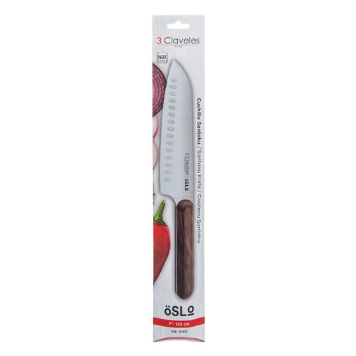 Santokukniv 3 Claveles Oslo Rostfritt stl 17,5 cm