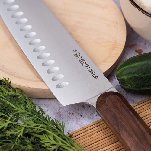 Santokukniv 3 Claveles Oslo Rostfritt stl 17,5 cm