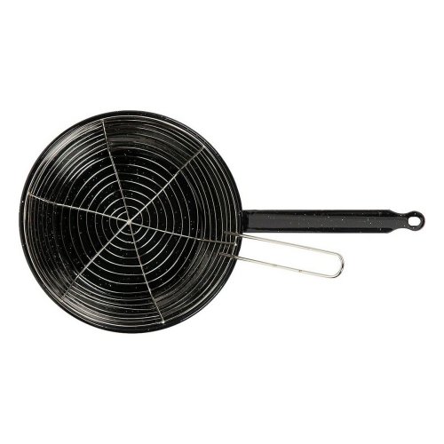 Stekpanna med Korg Vaello Svart Emaljerat stl ( 26 cm)