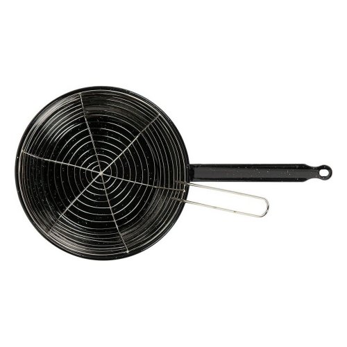 Stekpanna med Korg Vaello Svart Emaljerat stl ( 28 cm)
