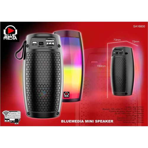 Bluetooth Hgtalare Reig USB 5 W 16 x 8,2 x 8,2 cm