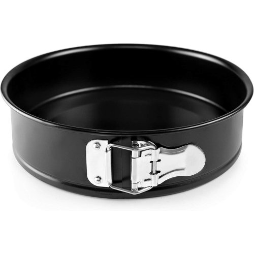 Avtagbar form Ibili 820128 Stl  28 x 6,5 cm Svart Rund