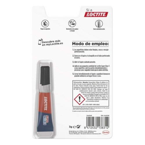 Lim Loctite Super Glue 3 (3 g)