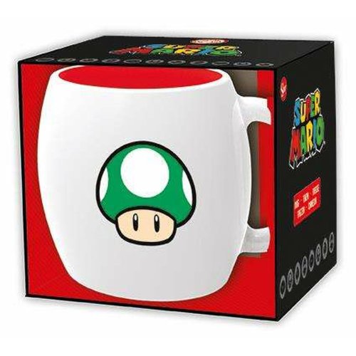 Kopp i lda Super Mario 1-UP Keramik 360 ml