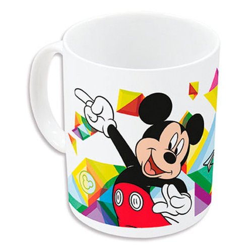 Mugg Mickey Mouse Happy smiles Bl Rd Keramik 350 ml
