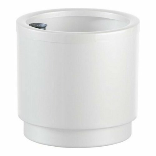 Sjlvvattnande blomkruka Plastiken Vit ( 22 cm)