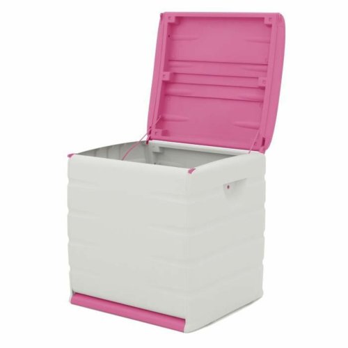 Kista Plastiken 60 x 61 x 53 cm Beige Fuchsia Plast