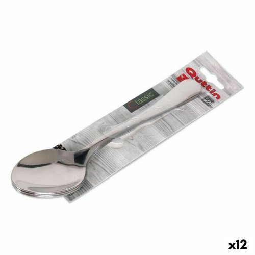 Set med skedar Quttin Classic Silvrig (12 antal)