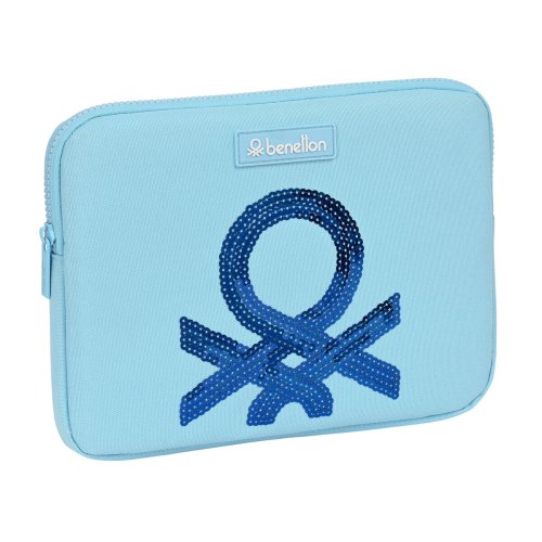 Laptopfodral Benetton Sequins Ljusbl (31 x 23 x 2 cm)
