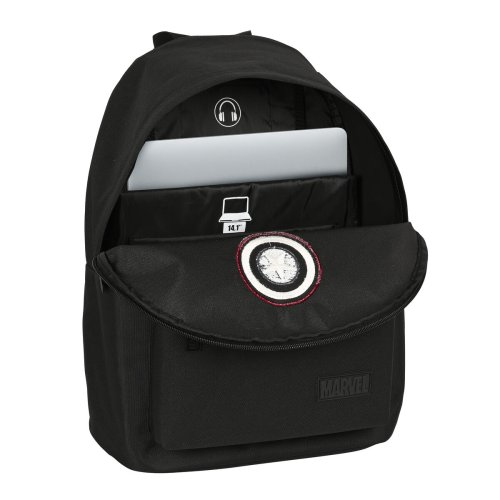 Laptopryggsck Capitn Amrica 14,1'' Svart