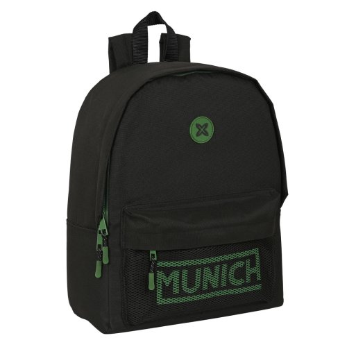 Laptopryggsck Munich Caviar Svart 31 x 40 x 16 cm