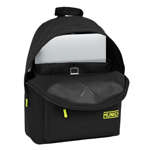 Laptopryggsck Munich  munich basicos  31 x 41 x 16 cm Svart