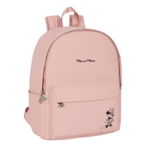 Laptopryggsck Minnie Mouse Teen Misty Rosa 31 x 40 x 16 cm