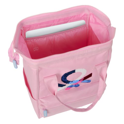 Laptopryggsck Benetton benetton Rosa 27 x 40 x 19 cm