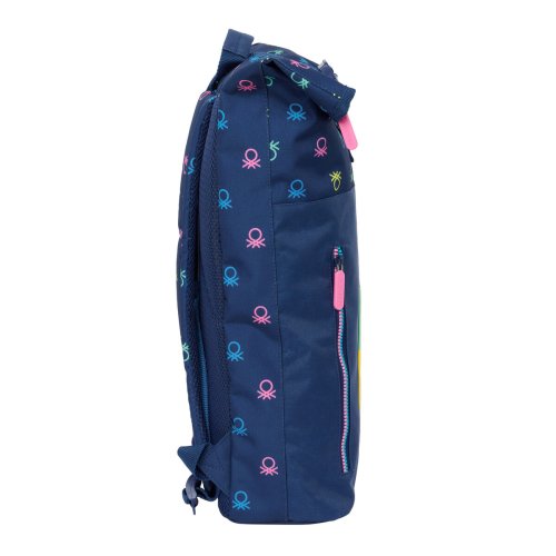 Laptopryggsck Benetton Cool Marinbl 28 x 42 x 13 cm
