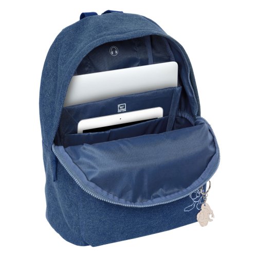 Laptopryggsck Donald Denim Bl 31 x 41 x 16 cm