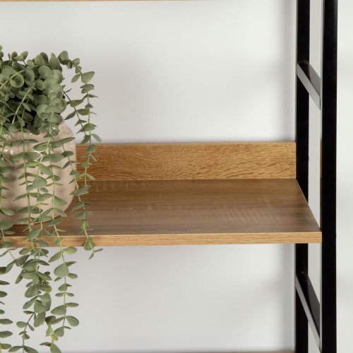 Bokhylla Max Home Stl Melamin spnskiva 60 x 126 x 28 cm