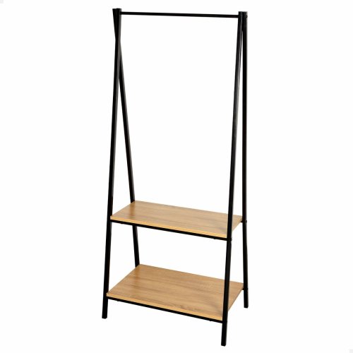 Kldhngare med hylla Max Home Stl Melamin spnskiva Minimalist