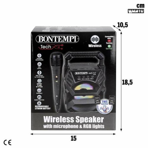 Bluetooth Hgtalare med Karaoke Mikrofon Colorbaby