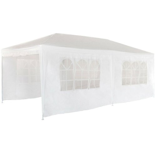 Gazebo Aktive 300 x 260 x 600 cm Metall Polyester Vit