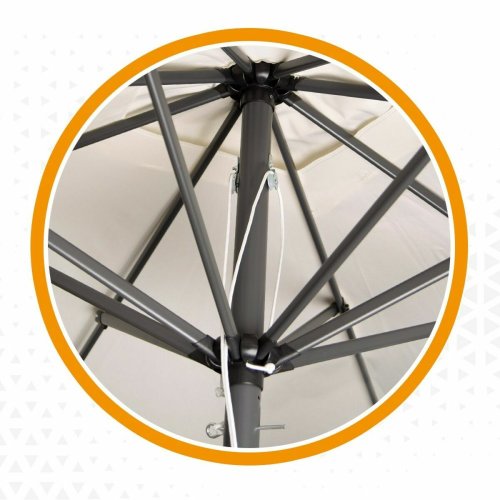 parasoll Aktive Kr�m Aluminium St�l 270 x 270 cm