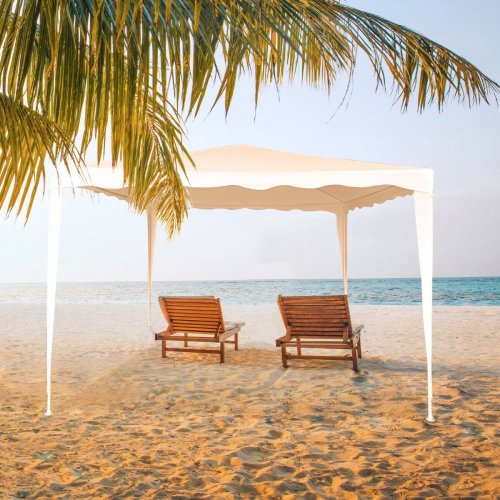 Gazebo Aktive 300 x 250 x 300 cm Stl Vit Plast