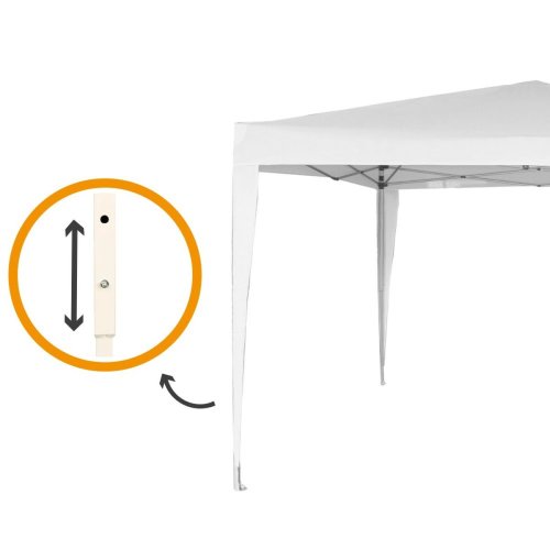 Gazebo Aktive 300 x 250 x 300 cm Stl Vit Plast