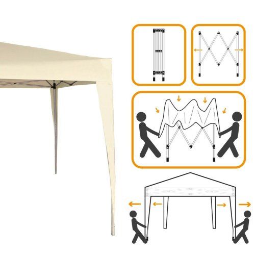 Gazebo Aktive 300 x 240 x 300 cm Stl Krm Plast