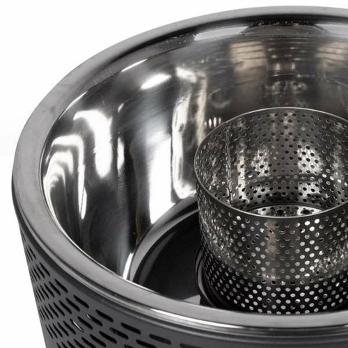 B�rbar Grill Aktive Rund R�k-fritt Svart � 34 cm